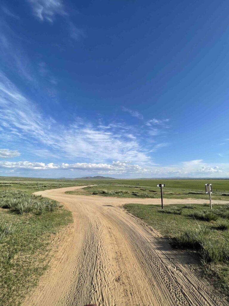 Driving in Mongolia