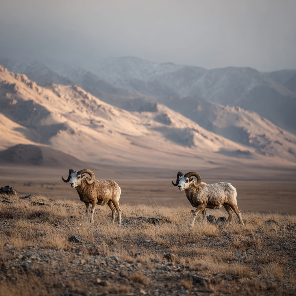 Argali sheep in Western Gobi