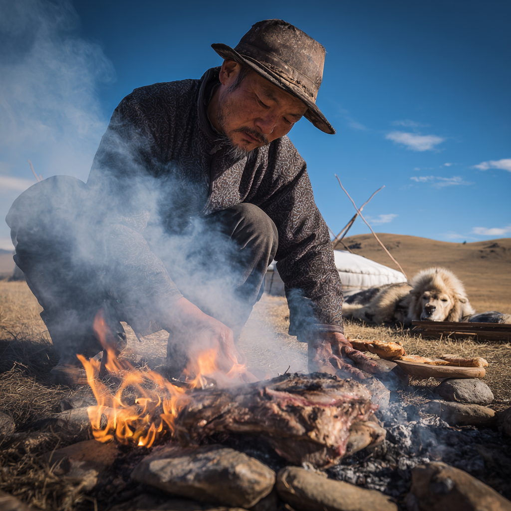 real Mongolian bbq is very tasty food