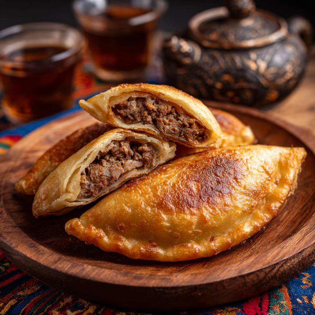 Mongolian cuisine favorite dish for foreigners traveling in Mongolia: Khuushuur